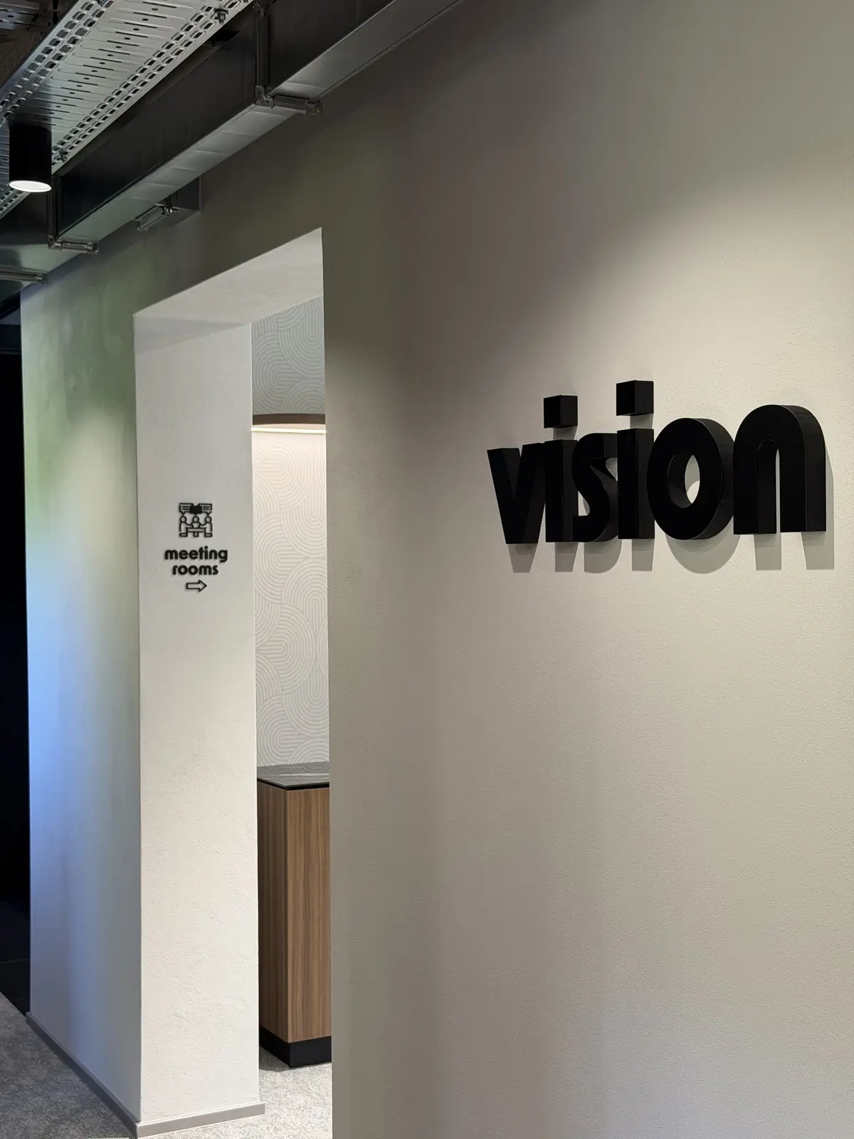 3D písmena vision — realizace Neonworld