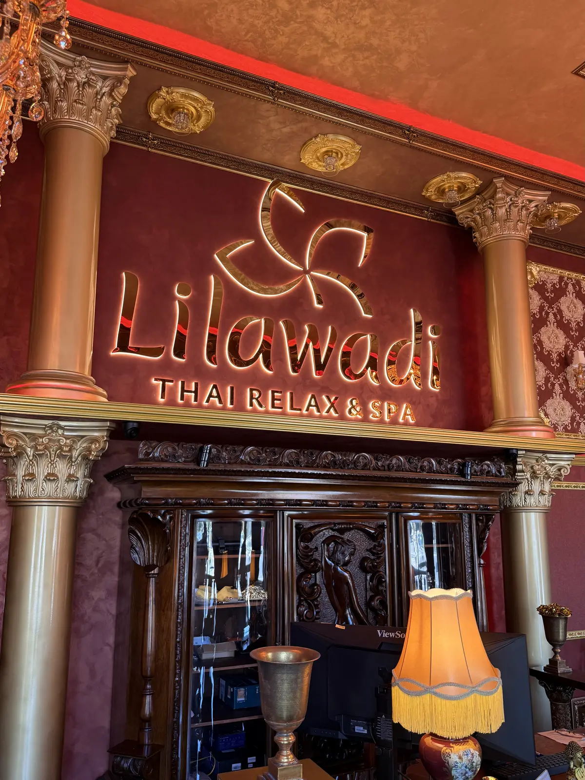 3D logo Lilawadi Thai Relax & Spa — realizace Neonworld